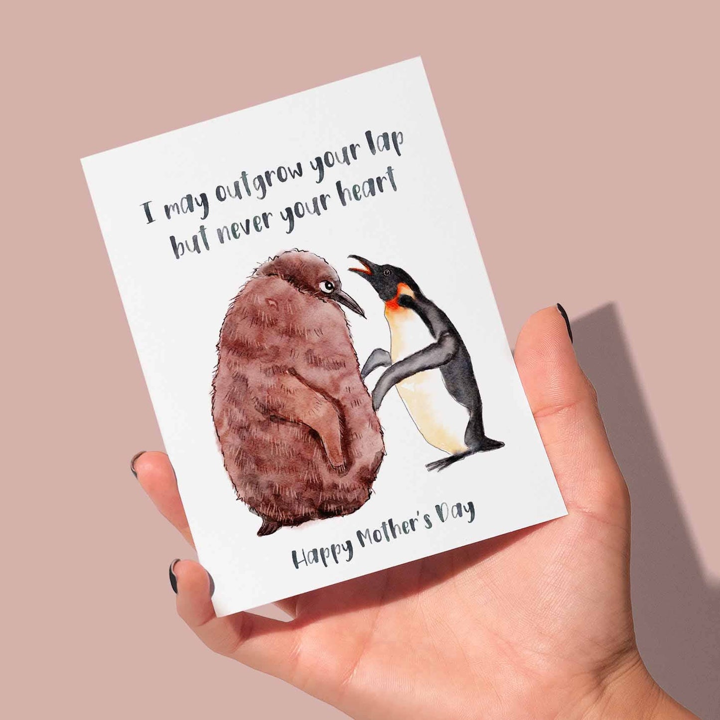 Big Baby Penguin - Funny Mother's Day Card