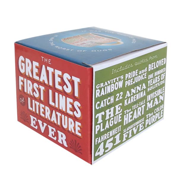 First Lines of Literature Coffee Mug