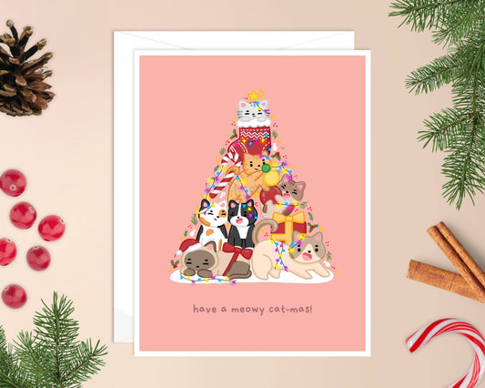 Have a Meowy Cat-mas Christmas Card