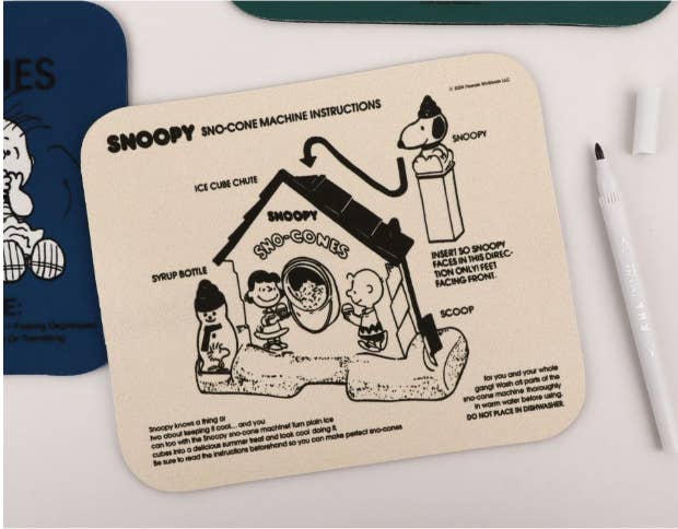 Peanuts 75th Anniversary Mouse Pad Snoopy Edition
