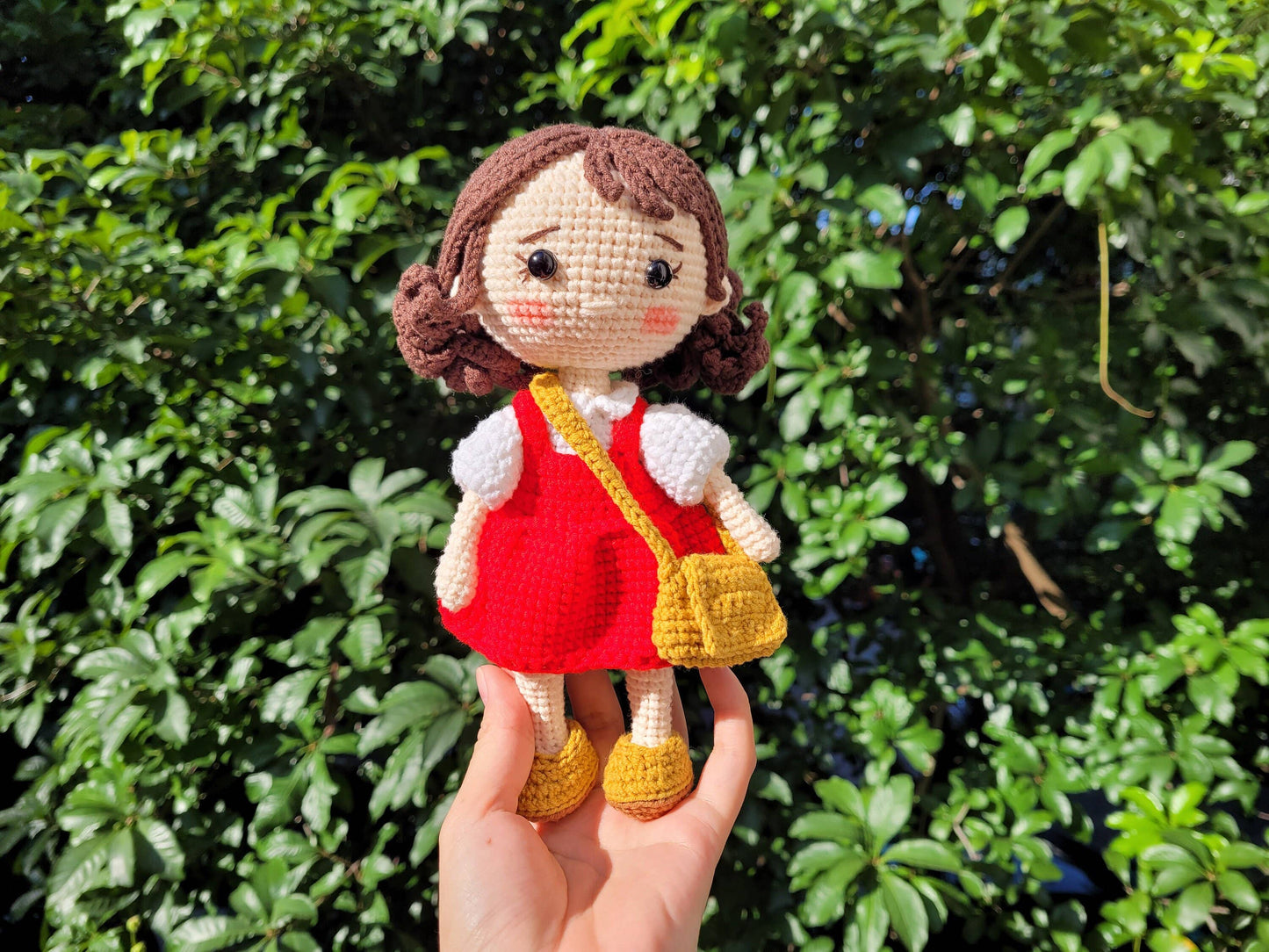 Cute Crochet My Dearest Neighbor Totoro & Doll Girl Plushie