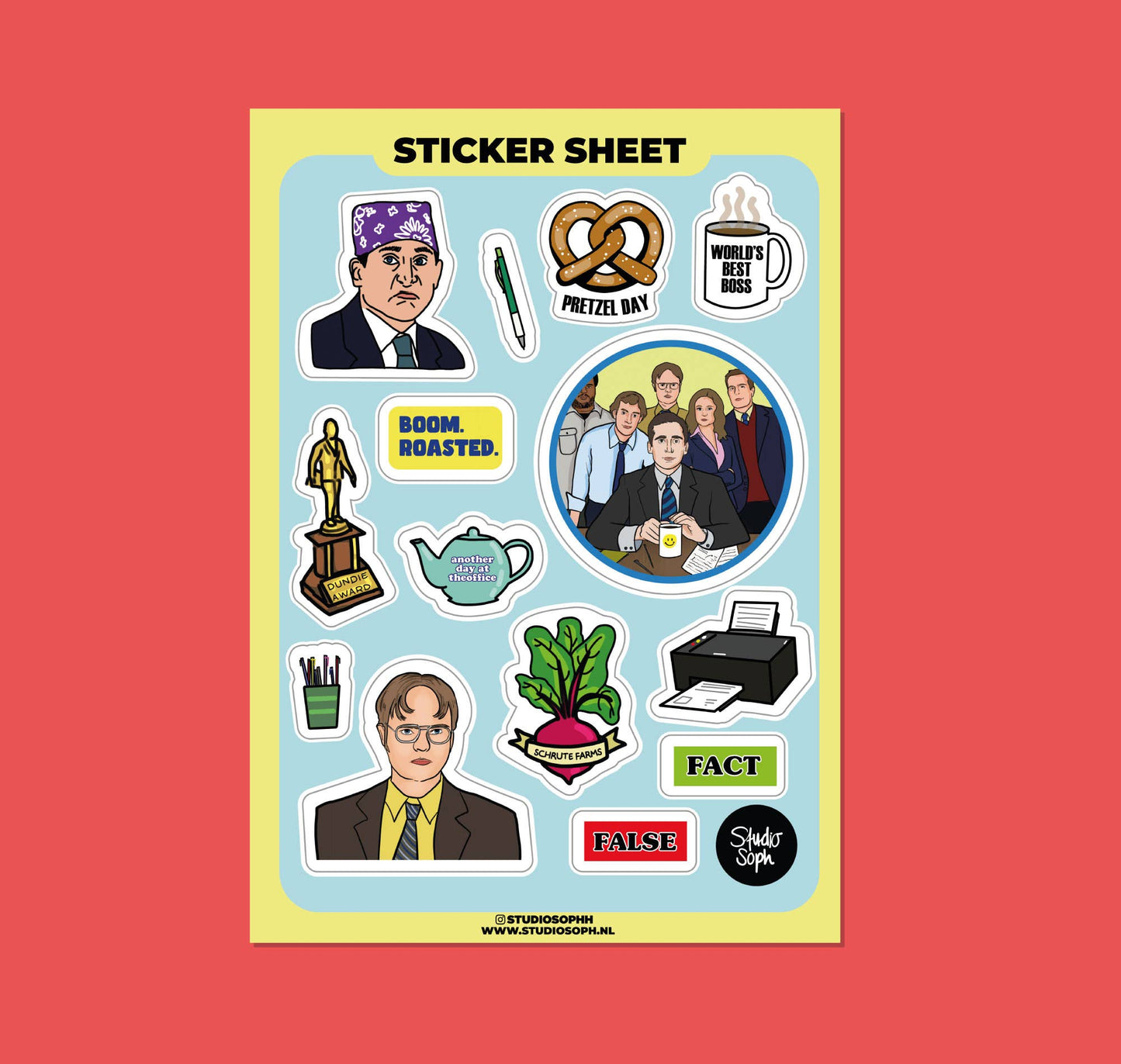 The Office Sticker Sheet