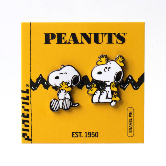 Snoopy & Woodstock Hug Pin Set