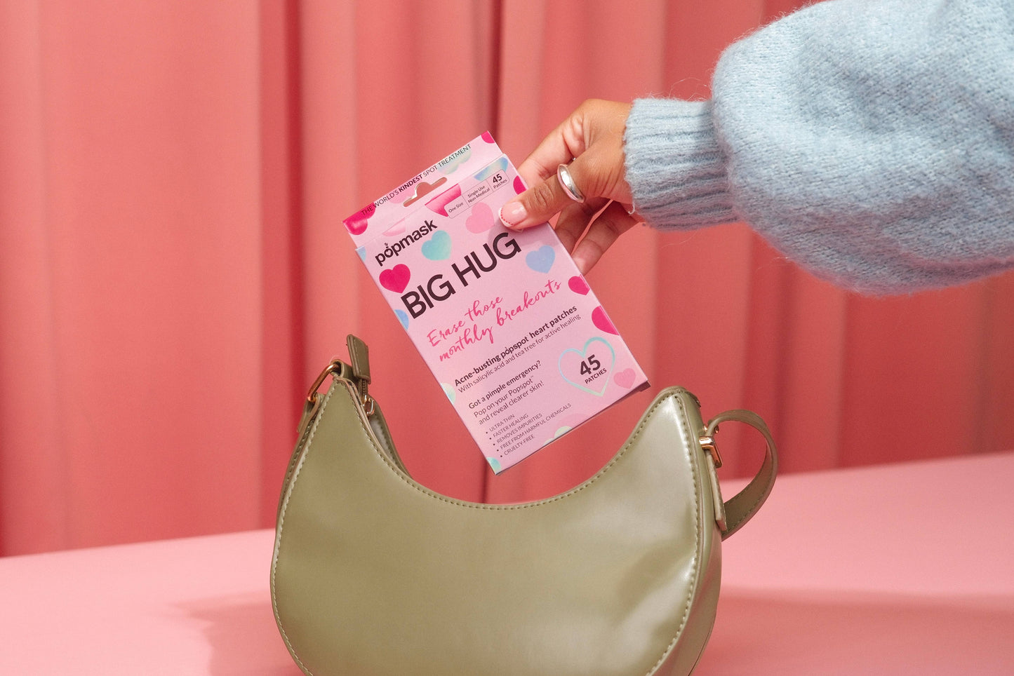 Big Hug PMS Relief Hydrocolloid Acne Patches 45 Pack