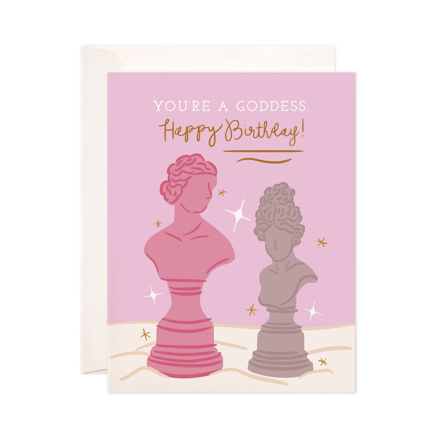 Goddess Birthday Greeting Card - Friendship Birthday Card