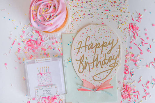 Happy Birthday Balloon Greeting Card