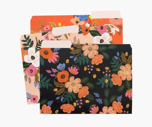 Lively Floral Assorted File Folders