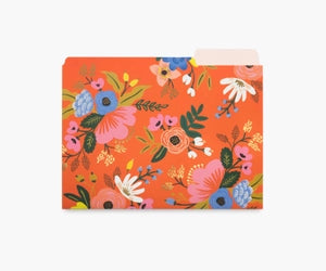 Lively Floral Assorted File Folders