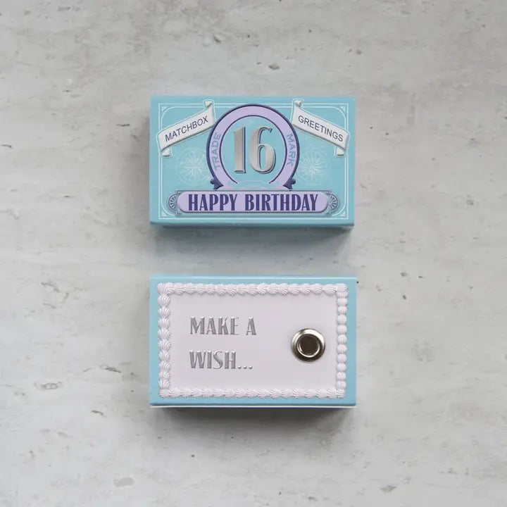 Happy 16Th Bday Pearl Matchbox