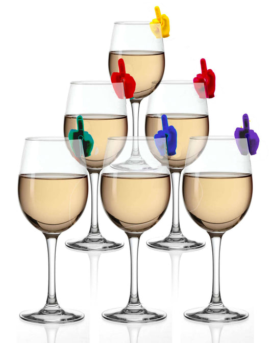 FU Finger Cocktail Markers Set of 6