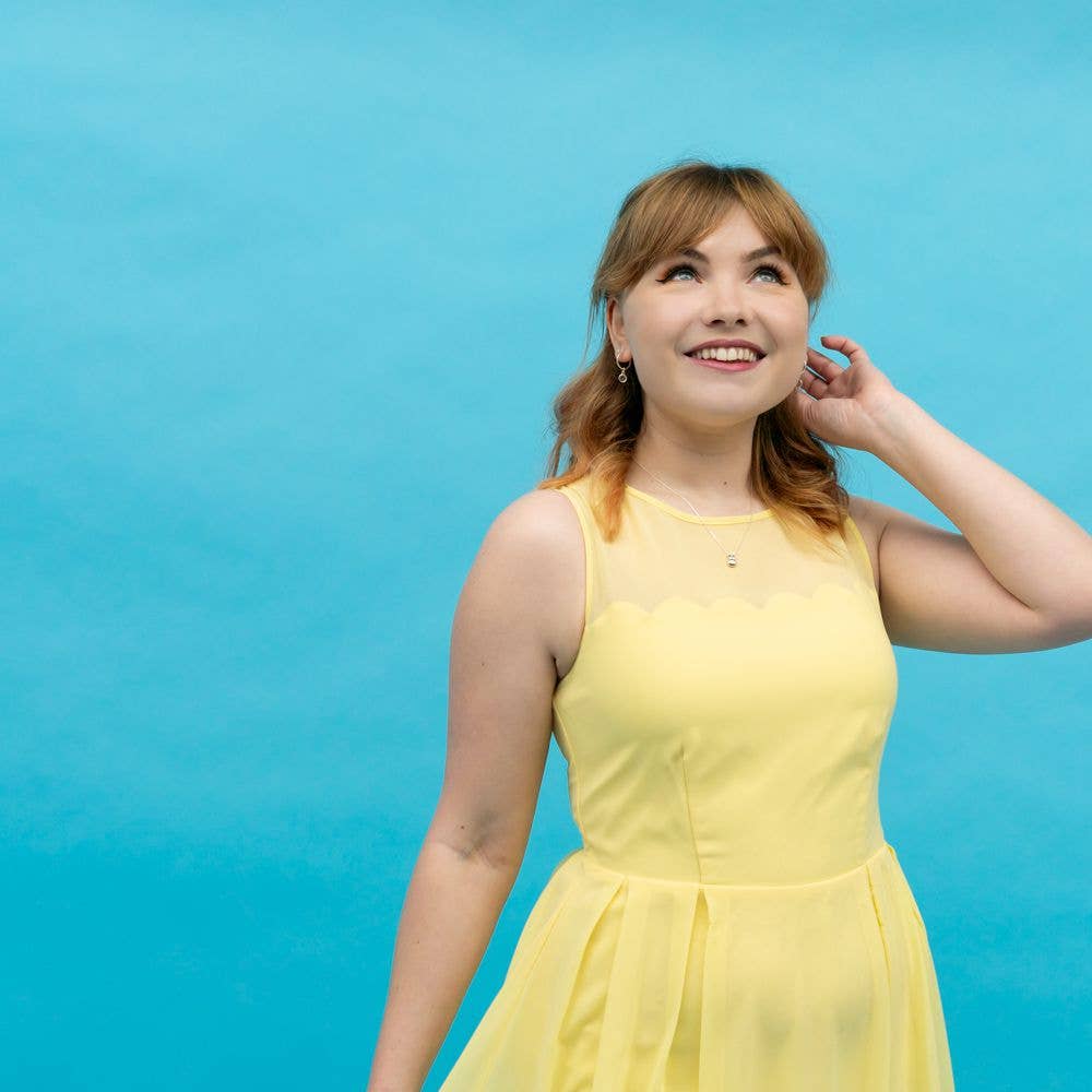 Miffy Mini Head Necklace Sterling Silver