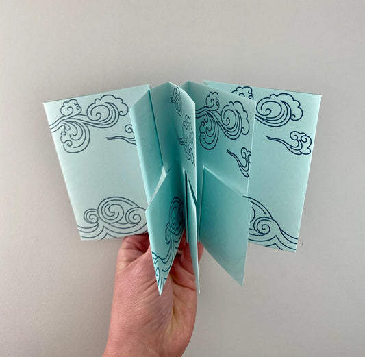 Oceans And Waves Diy Flag Book Kit