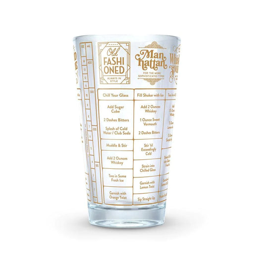 GOOD MEASURE - Whiskey COCKTAIL RECIPE GLASS