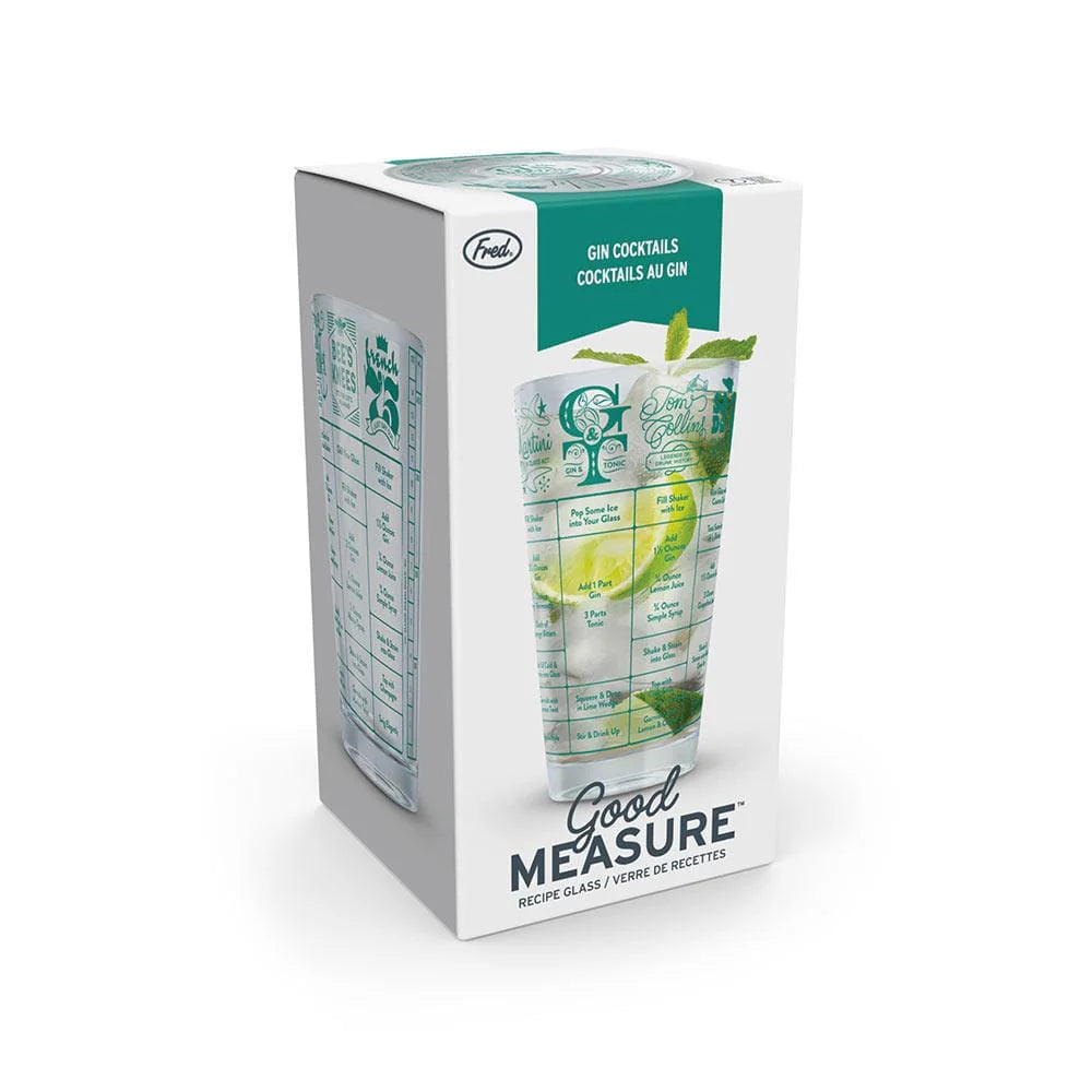 Good Measure Recipe Glass - Gin