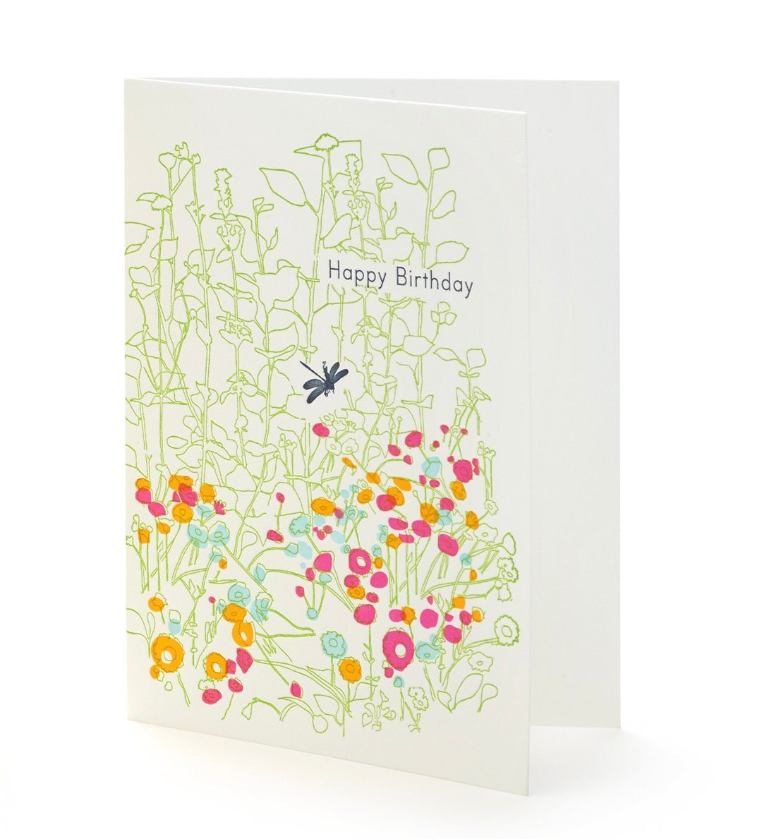 GARDEN BIRTHDAY LETTERPRESS CARD