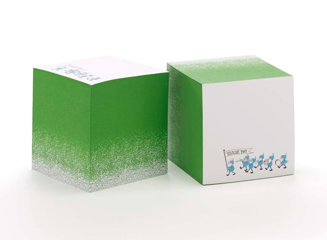 GNOMES PARADE STICKY NOTE CUBE