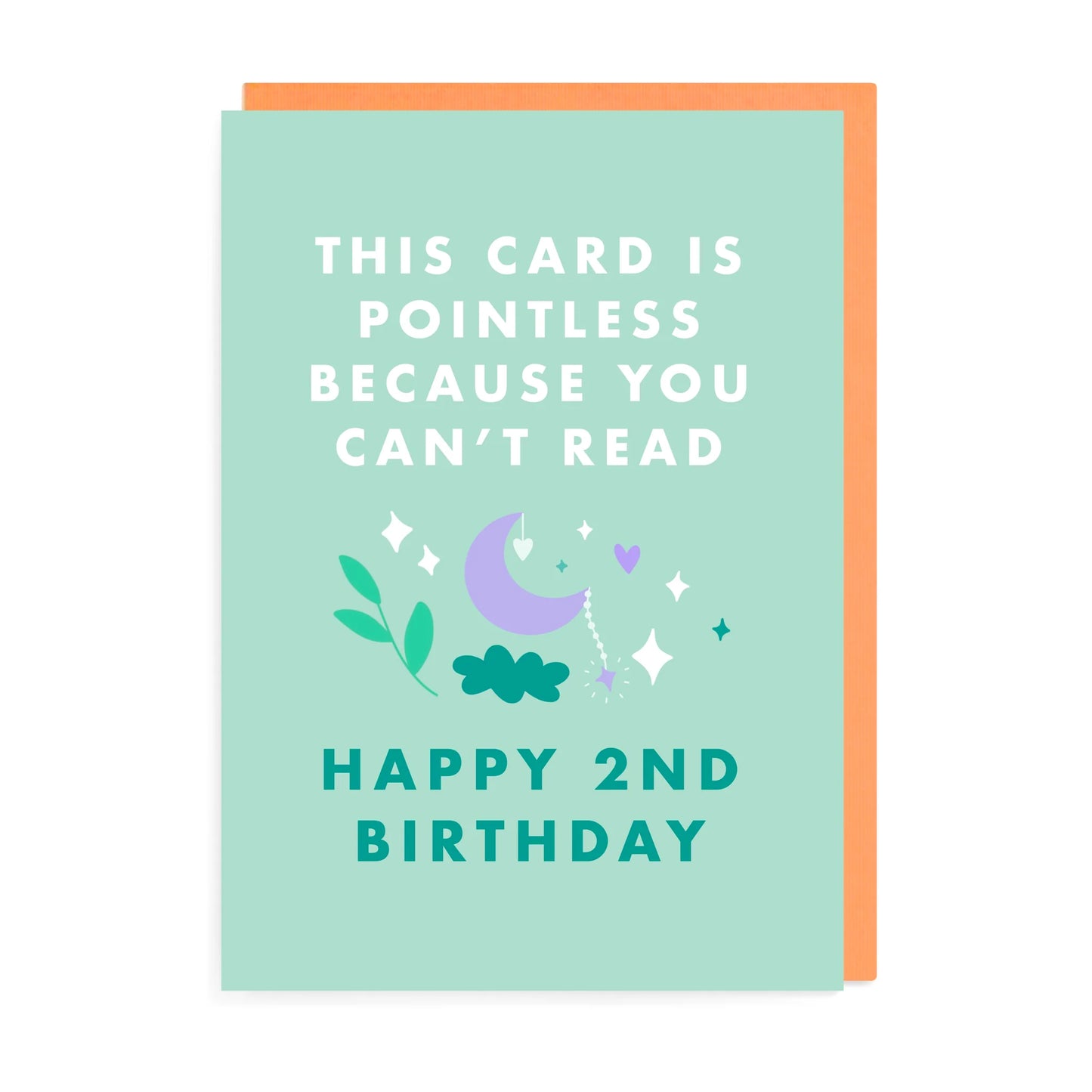 Pointless Second Birthday Card