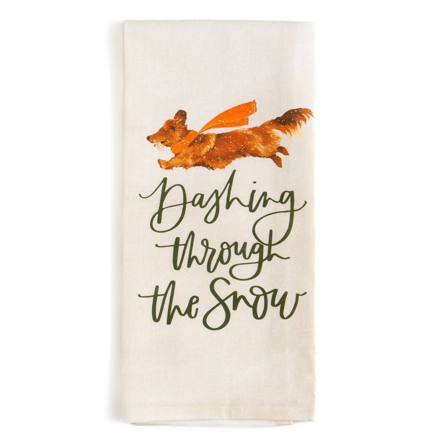 Dashing Dog Kitchen Towel - Front and Company: Gifts