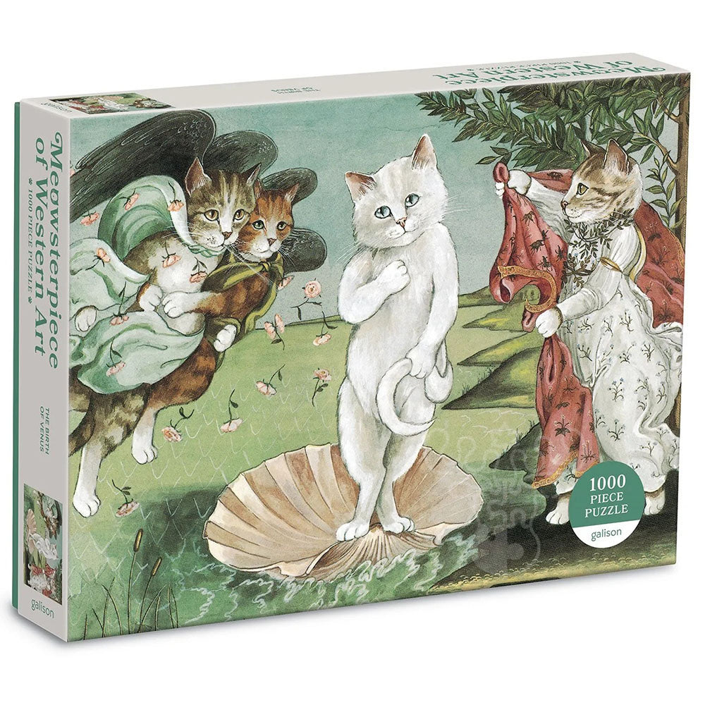 The Birth of Venus Meowsterpiece of Western Art Puzzle 1000pcs