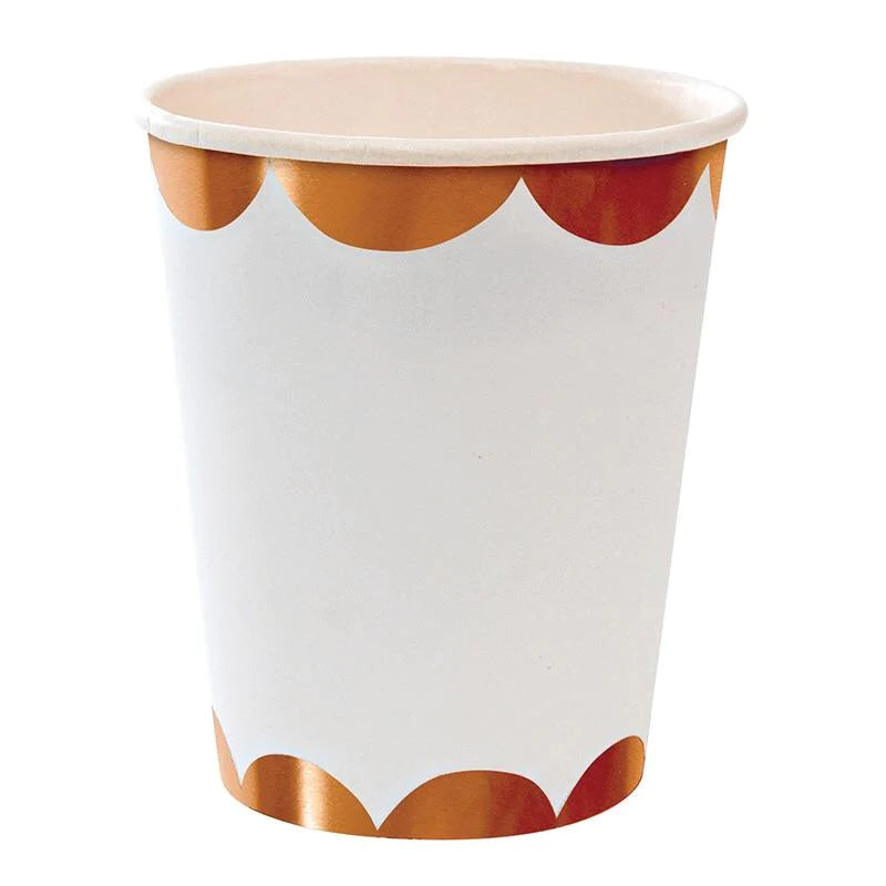 Meri Meri Rosegold Scalloped Cup
