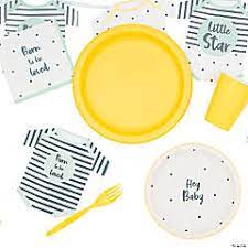 Born To Be Loved Baby Shower plate