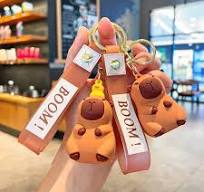Capybara Silicone Keychain