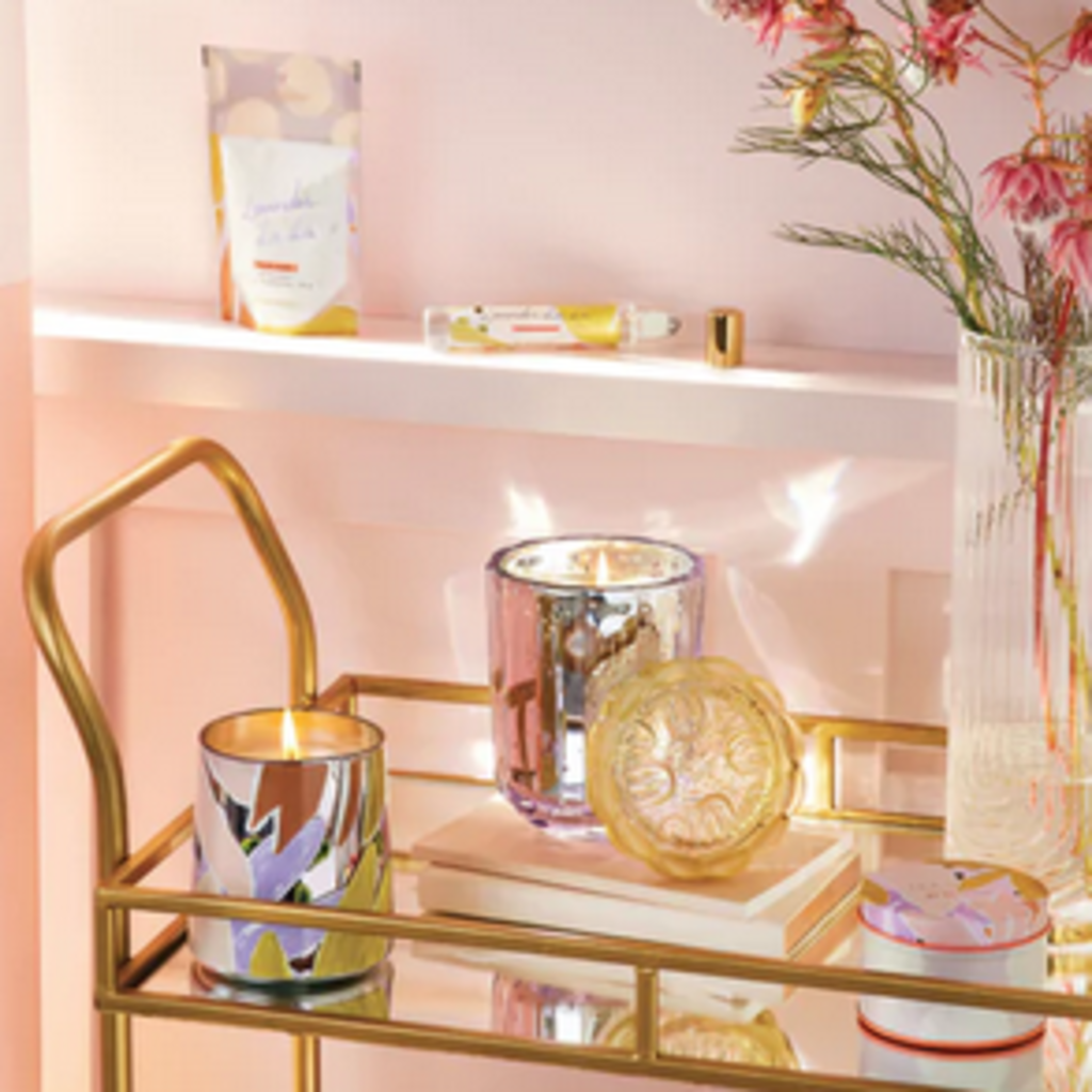 Lavender La La GBL Flourish Glass Candle