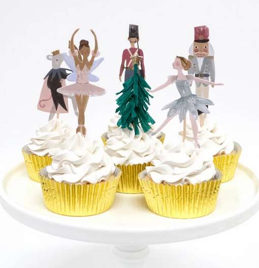 Meri Meri Nutcracker Cupcake Kit