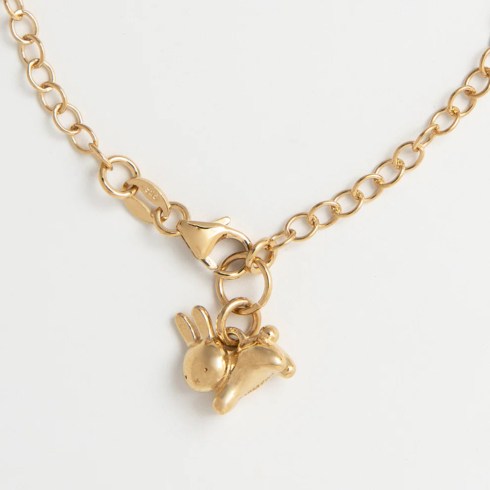 Miffy Year Of The Rabbit Charm Bracelet Gold Vermeil