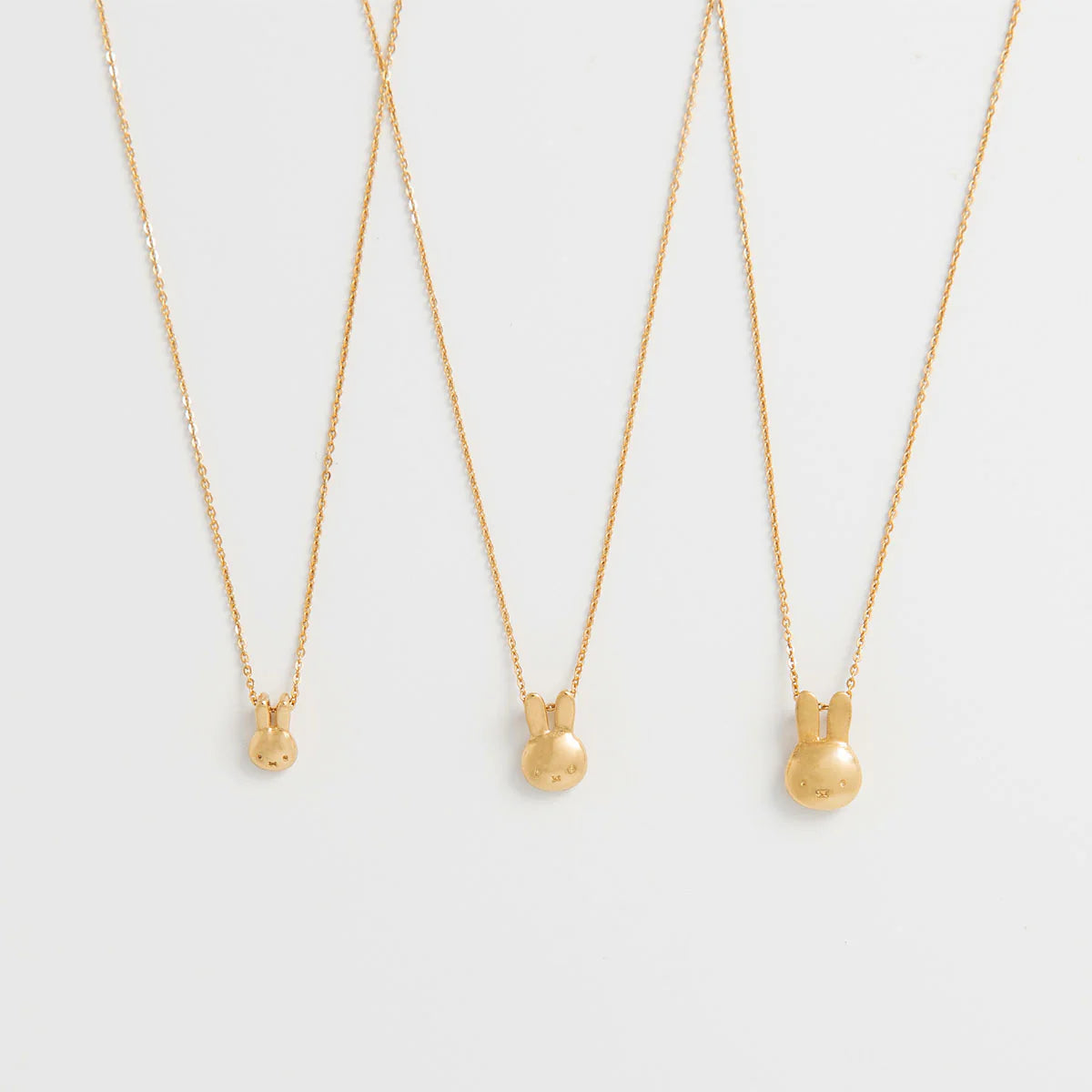 Miffy Gold Medium Head Necklace