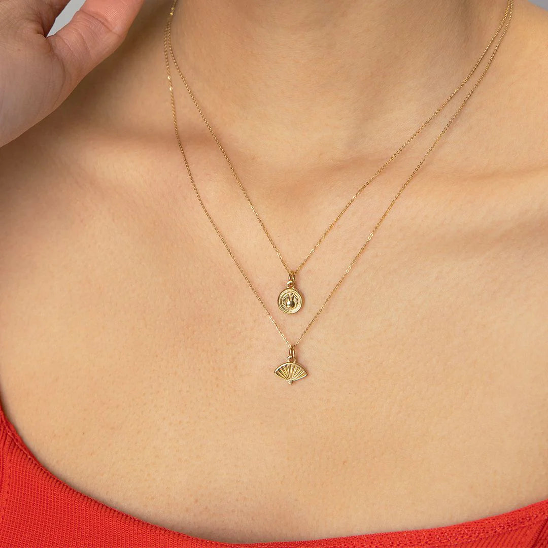 Miffy Year Of The Rabbit Mini Coin Necklace Gold