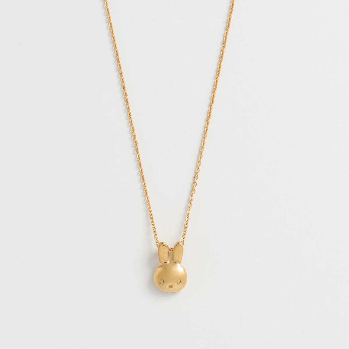 Miffy Gold Medium Head Necklace