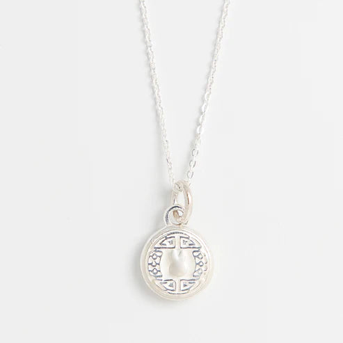 Miffy Mini Coin Necklace Sterling Silver