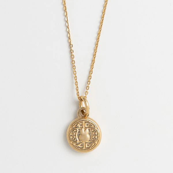 Miffy Year Of The Rabbit Mini Coin Necklace Gold