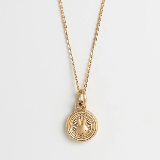 Miffy Year Of The Rabbit Mini Coin Necklace Gold