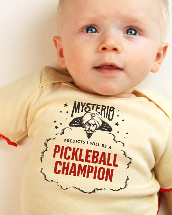 How We Describe Mysterio's Future-Telling Baby T-shirt