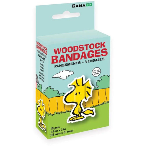 PEANUTS™ WOODSTOCK ADHESIVE BANDAGES - Front & Company: Gift Store