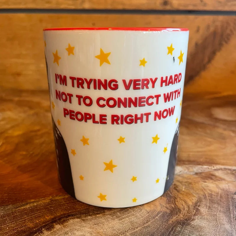 Schitt’s Creek-David-I’m Trying Very Hard Not To Connect Mug