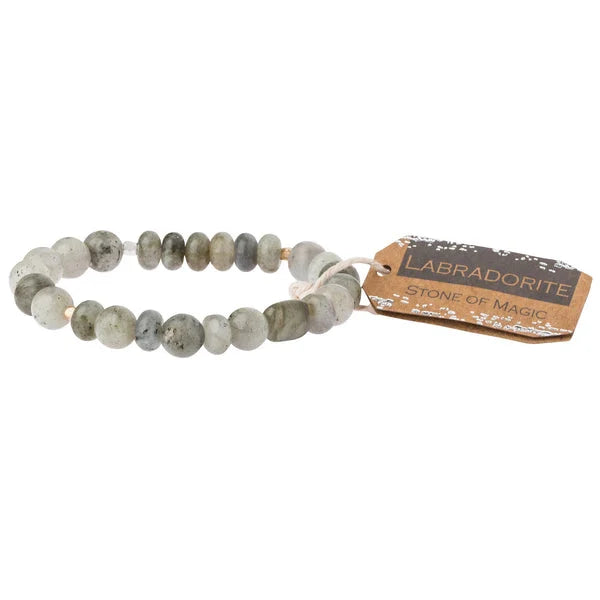 Stacking Stone Bracelet Labradorite - Stone of Magic