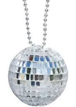Disco Ball Necklace