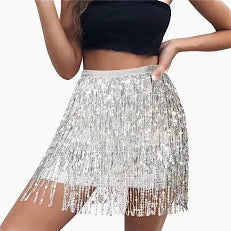 Solid Color Sequin Knitting Shorts Assorted colour