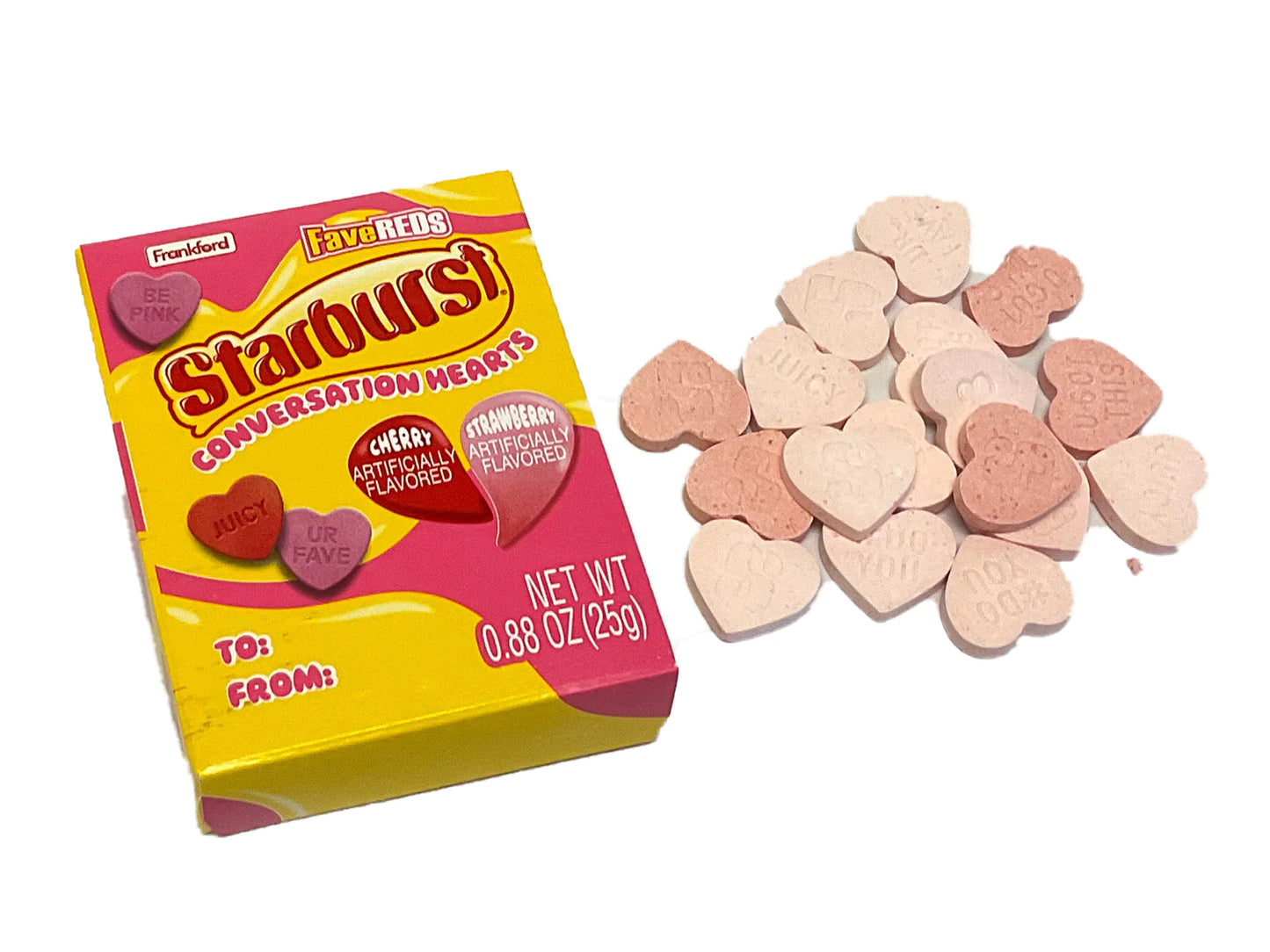 Starburst Conversation Hearts