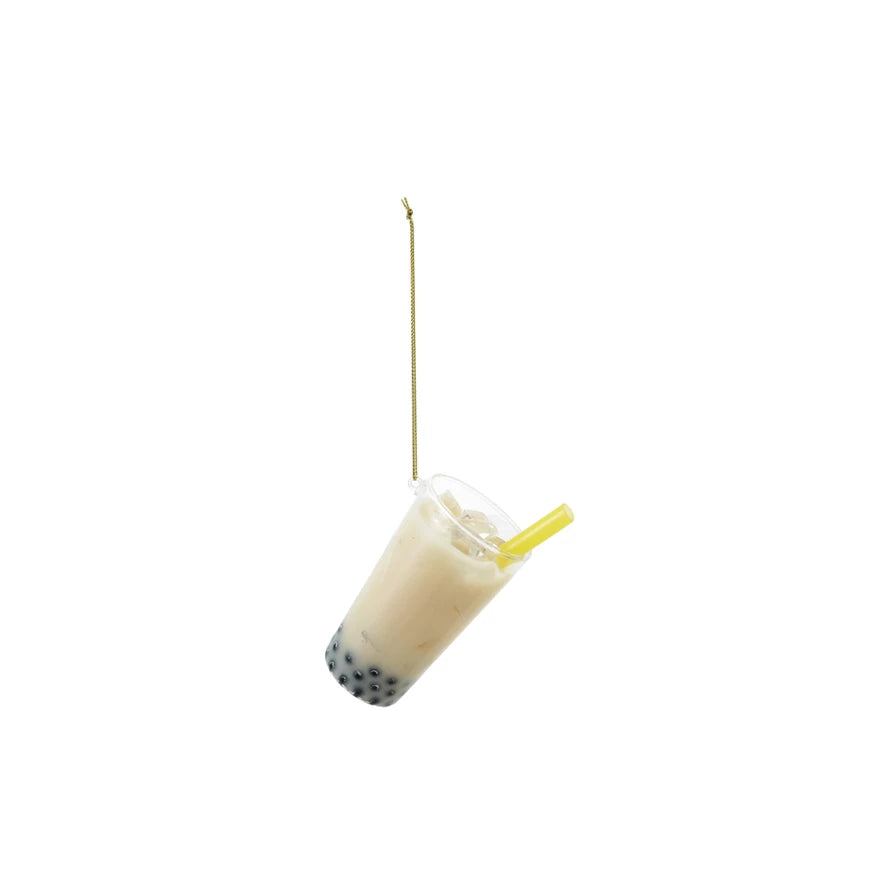 Boba Tea Glass Ornament