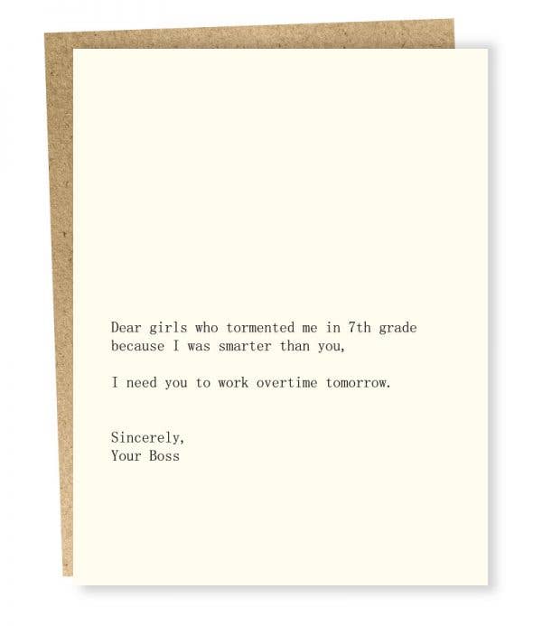 #251: Girls / Boss Card