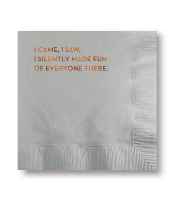 #585: I Came, I Saw Napkins