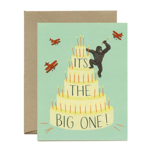 King Kong Cake Birthday Card - Front & Company: Gift Store
