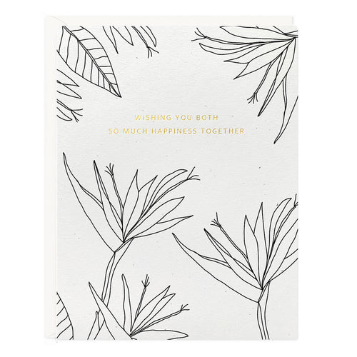 Happiness Wedding Botanical Card - Front & Company: Gift Store