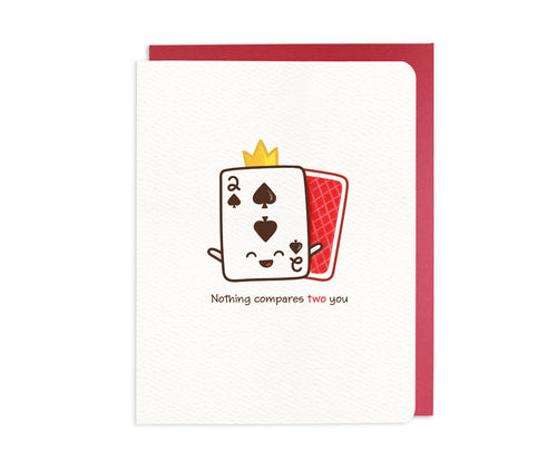 Nothing Compares Two You – Big Two card - Front & Company: Gift Store