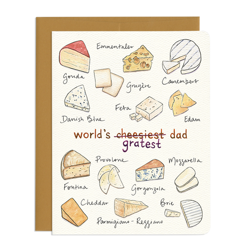 Cheesy Dad Card - Front & Company: Gift Store