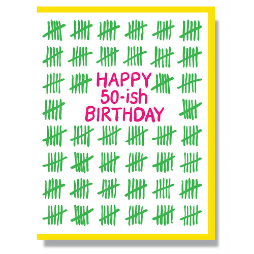 Happy 50-ish Birthday Card - Front & Company: Gift Store